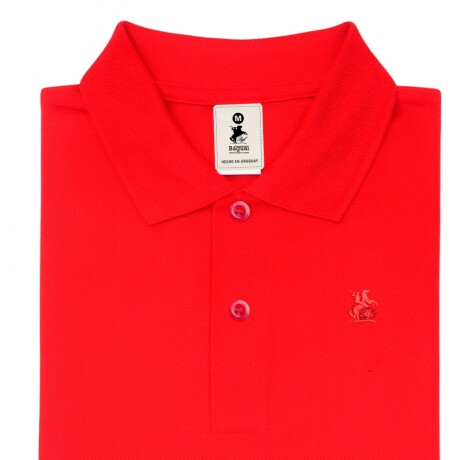 Remera pique de dama Roja