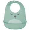 Babero silicona BUBA carita verde