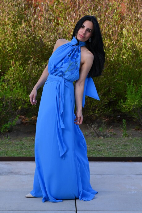 Vestido Maila Celeste