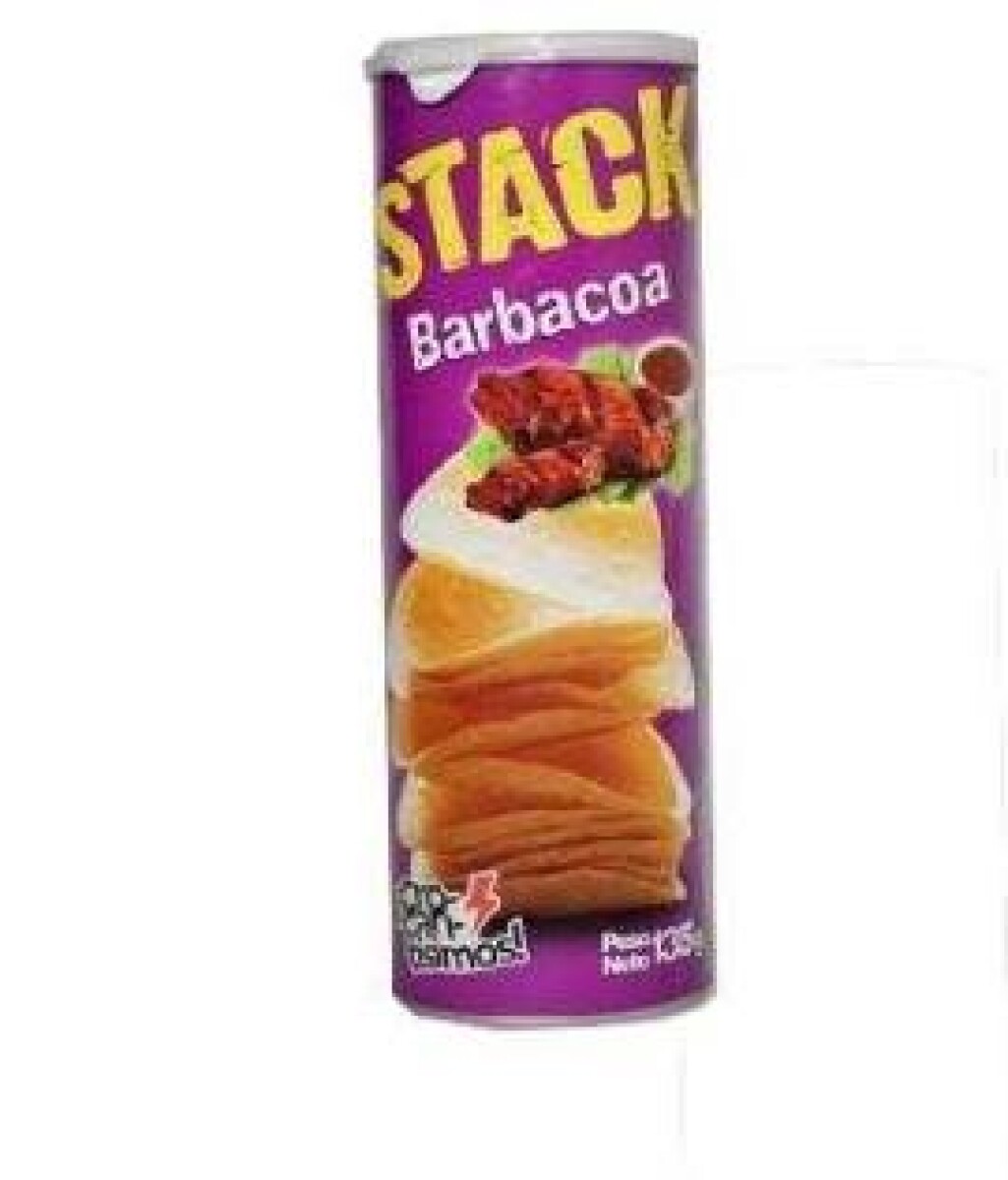 SNACK PAPAS TUBO STACK 135G BARBACOA 