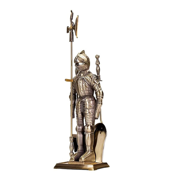 Atizador Soldado Kassel Set De 5 Piezas Base Cuadrada Ag212 ATIZADOR KASSEL AG212 74CM
