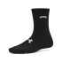 UA Essential Nv Mid Crew 3pk-WHT BLK-004