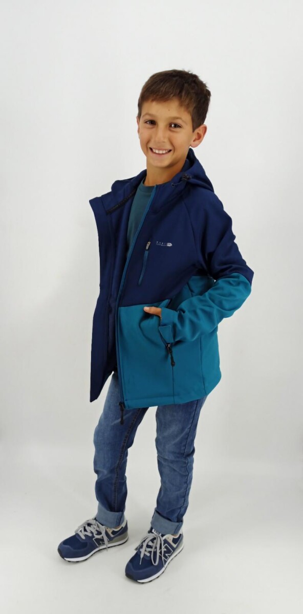 CAMPERA RUSTY MATRICH BOY - AZUL PETRO 