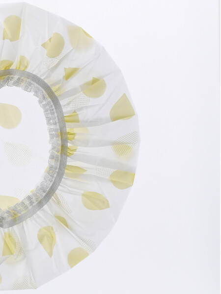 GORRA DE BAÑO ESTAMPADA BLANCO