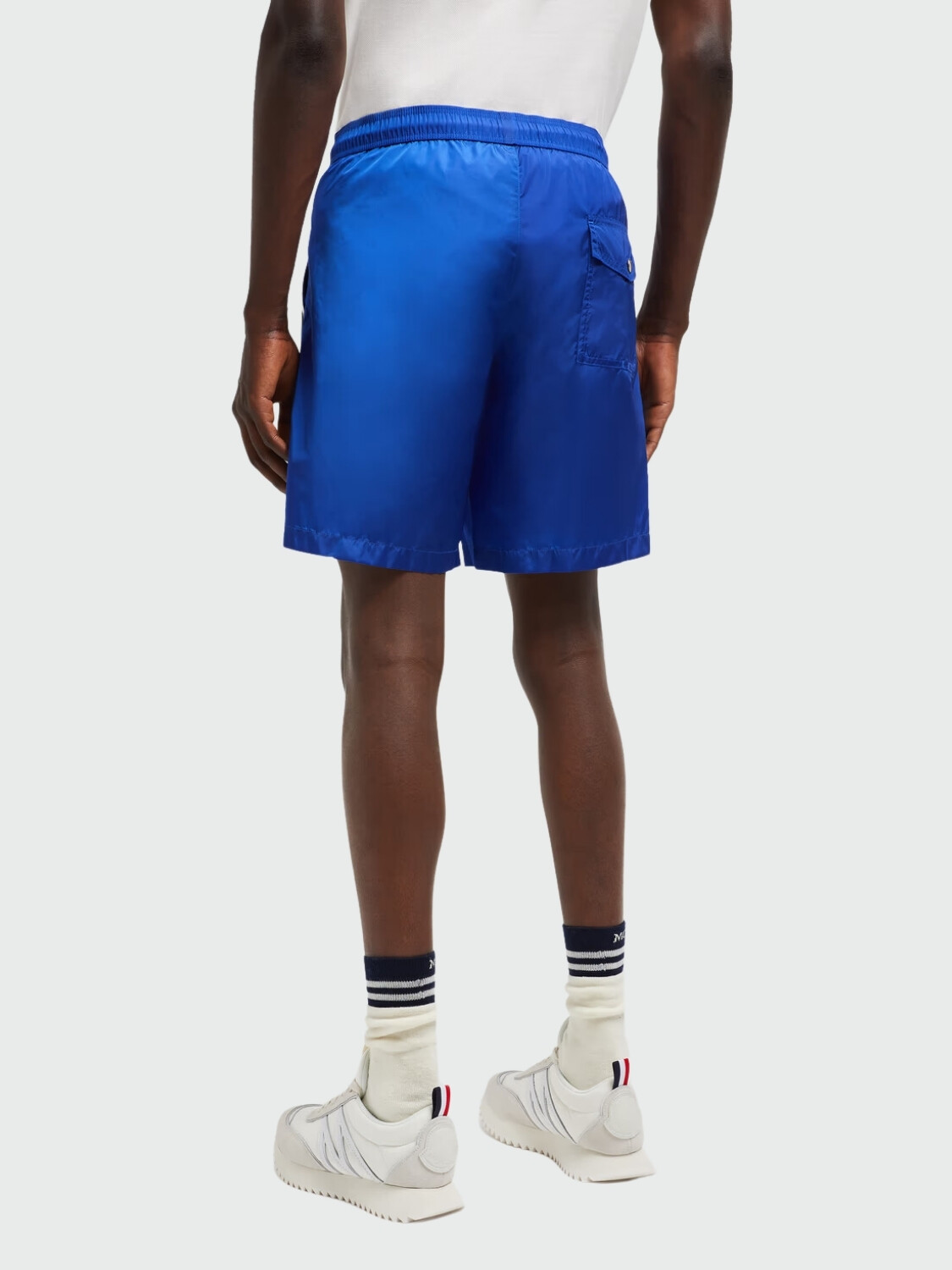 Moncler - Short de baño con ribete tricolor 739