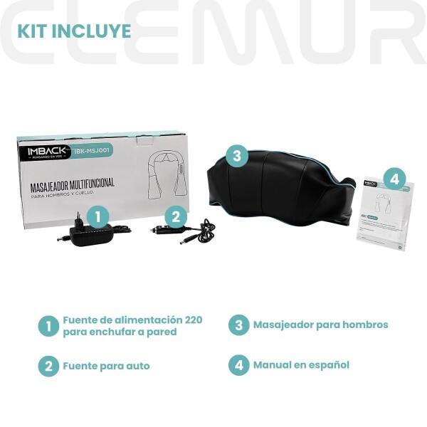 Masajeador Cervical De Cuello Hombros Espalda Piernas Abdomen Electrico Multifuncion Masajeador Cervical De Cuello Hombros Espalda Piernas Abdomen Electrico Multifuncion