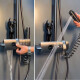 GRIFERIA BARRAl DUCHA CON TRANSFERENCIA GUN METAL 000