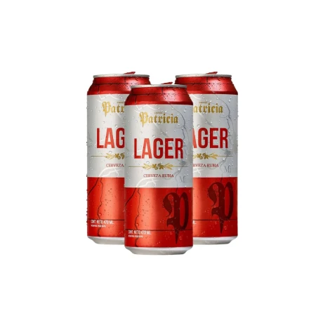 CERVEZA PATRICIA 473ML (FUNDA DE 6) CERVEZA PATRICIA 473ML (FUNDA DE 6)