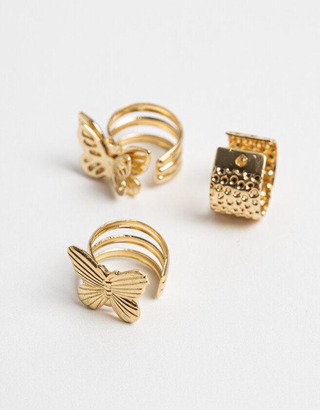 Bijou Cuff Mariposas Cuff De Mariposas - Dorado