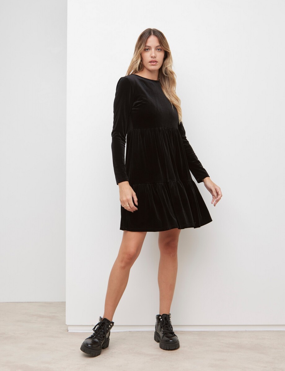 Vestido Velvet - Negro 