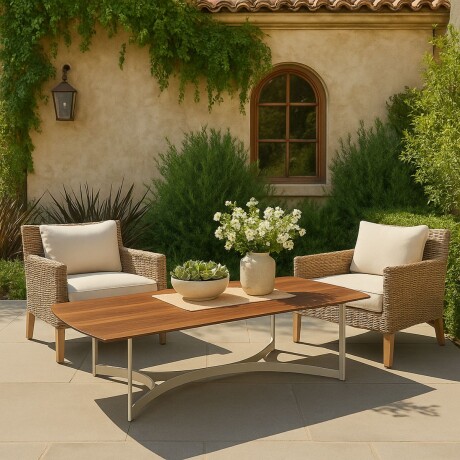 MESA DE EXTERIOR BONNA Beige - -