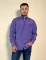 Camisa a cuadros Ares Azul