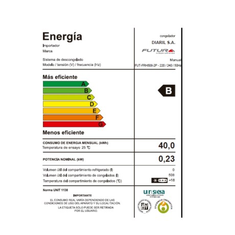 Freezer Horizontal 508 Lts Futura FUT-FRH508-2P Freezer Horizontal 508 Lts Futura FUT-FRH508-2P