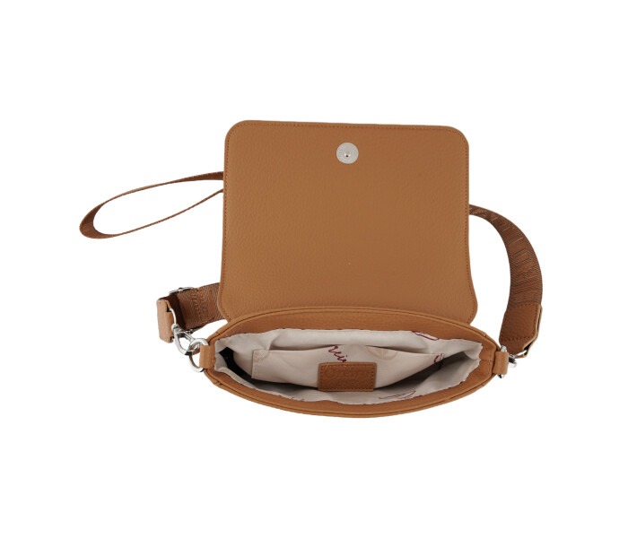 Cartera Las Oreiro Marrón Camel