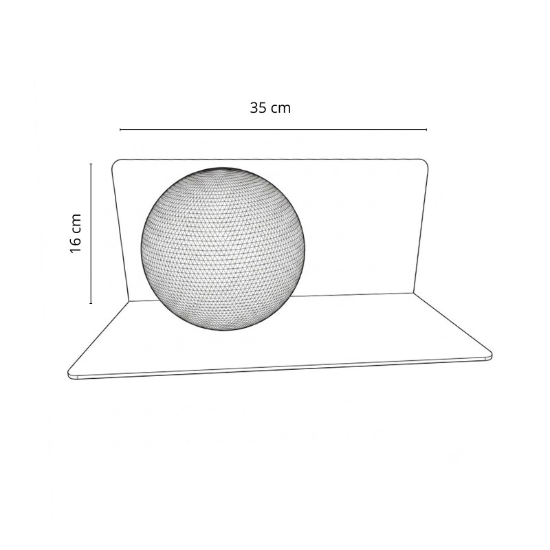 LUMINARIA DE PARED TODD Luminaria de Pared Todd Azul
