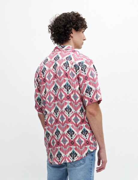 Camisa Penn Azteca magenta