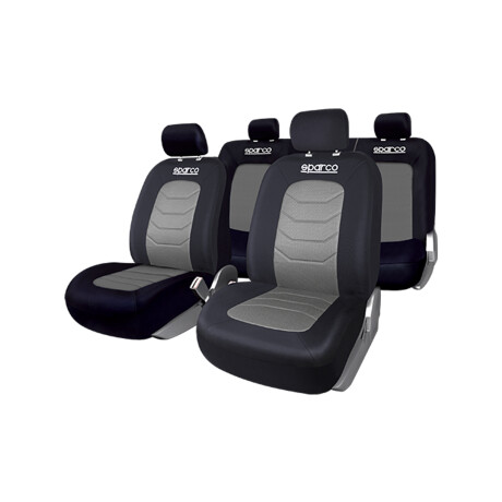 Cubreasientos Funda Auto Sparco Universales Tela Gris Cubreasientos Funda Auto Sparco Universales Tela Gris