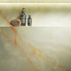 Porcelanato verde Tipo ónix brillo 120x278Cm piso pared GAMAS DE VERDE