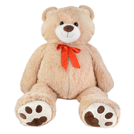 Peluche oso gigante con moño rojo 1.2m Peluche oso gigante con moño rojo 1.2m