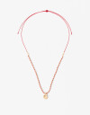Collares Cortos Color Collar Corto Con Dije - Combinacion Bicolor