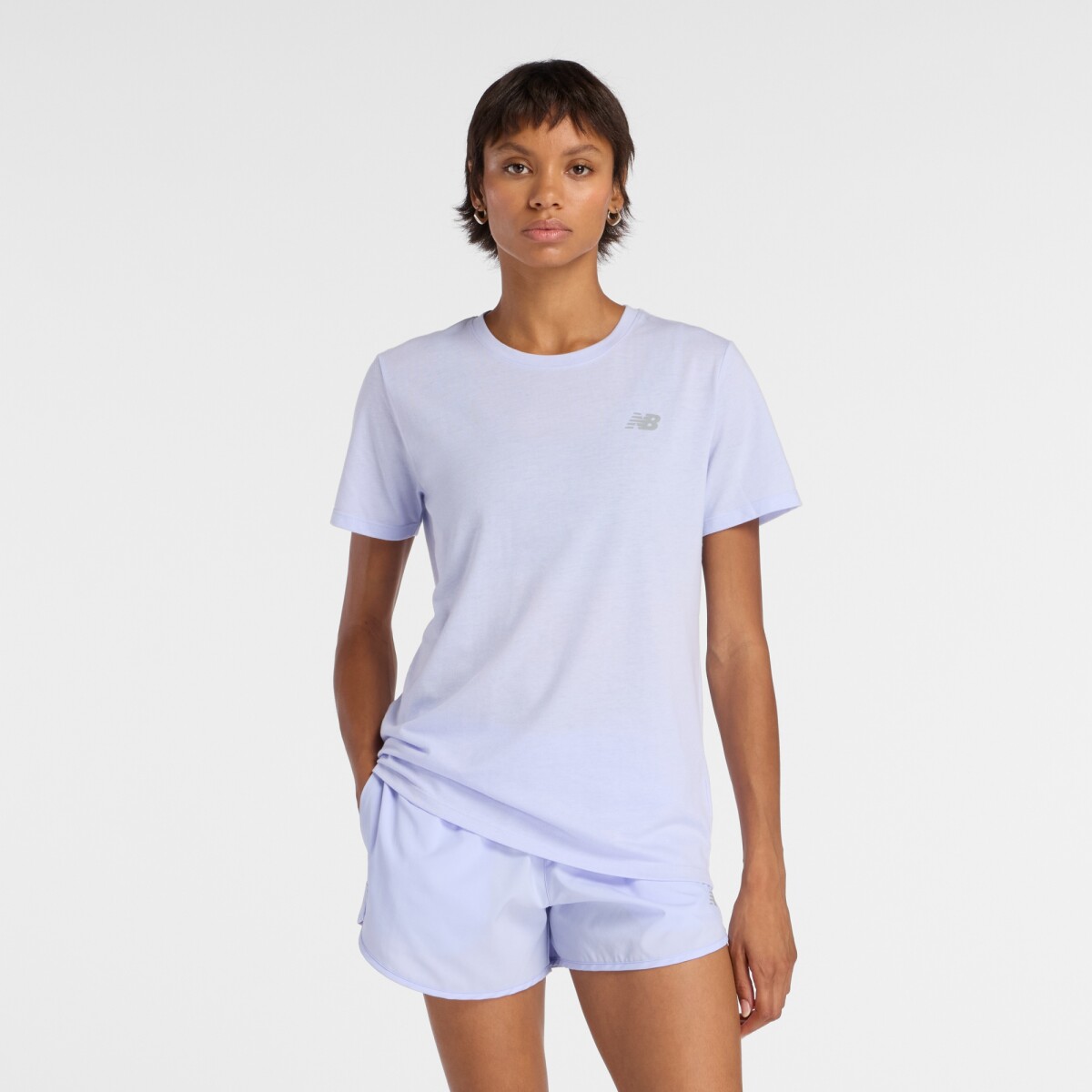 Remera New Balance de Dama - Essentials - WT41190DYK - ELD 