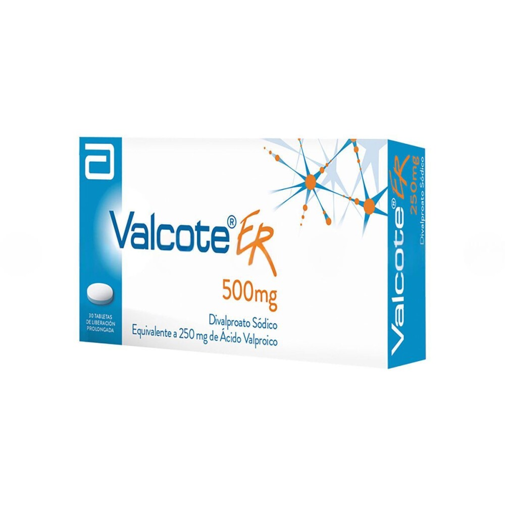 VALCOTE ER 500 MG. CJ X 30 TABL. única