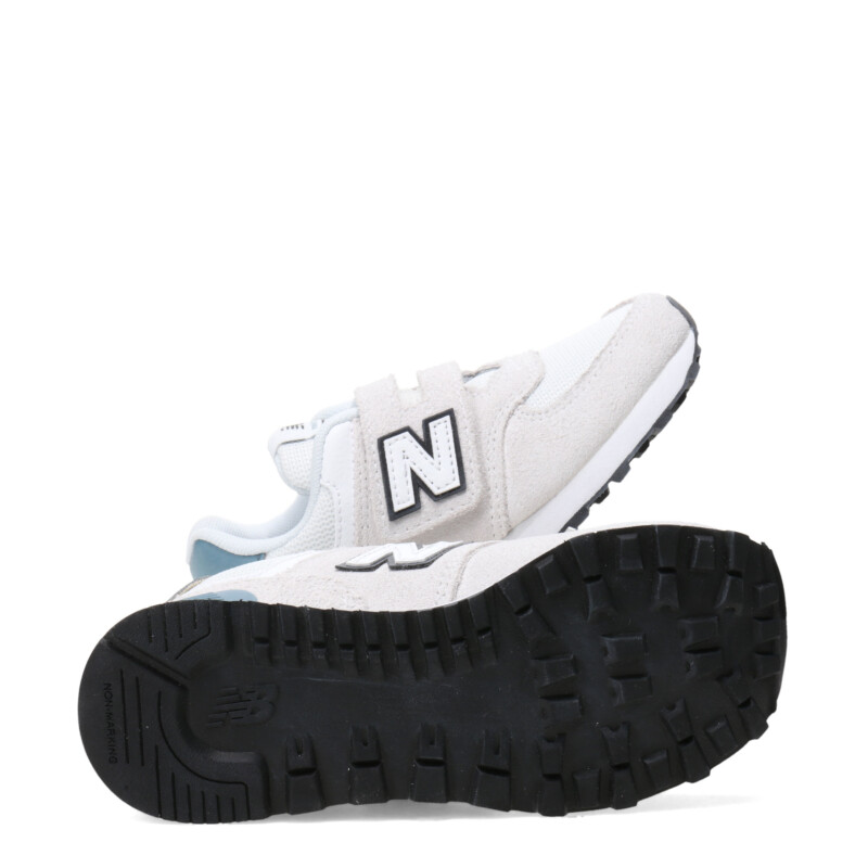 Championes de Niños New Balance P574 Velcro Gris - Blanco