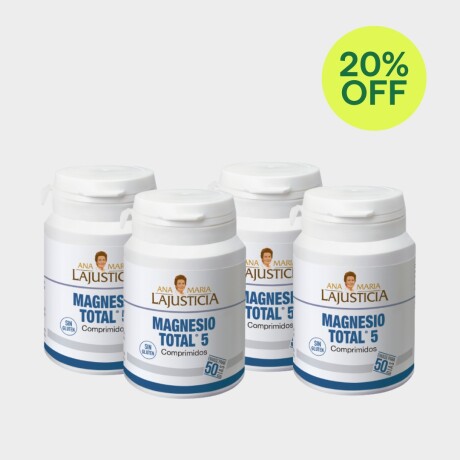 Magnesio total 5 - 4un. 20% off Magnesio total 5 - 4un. 20% off