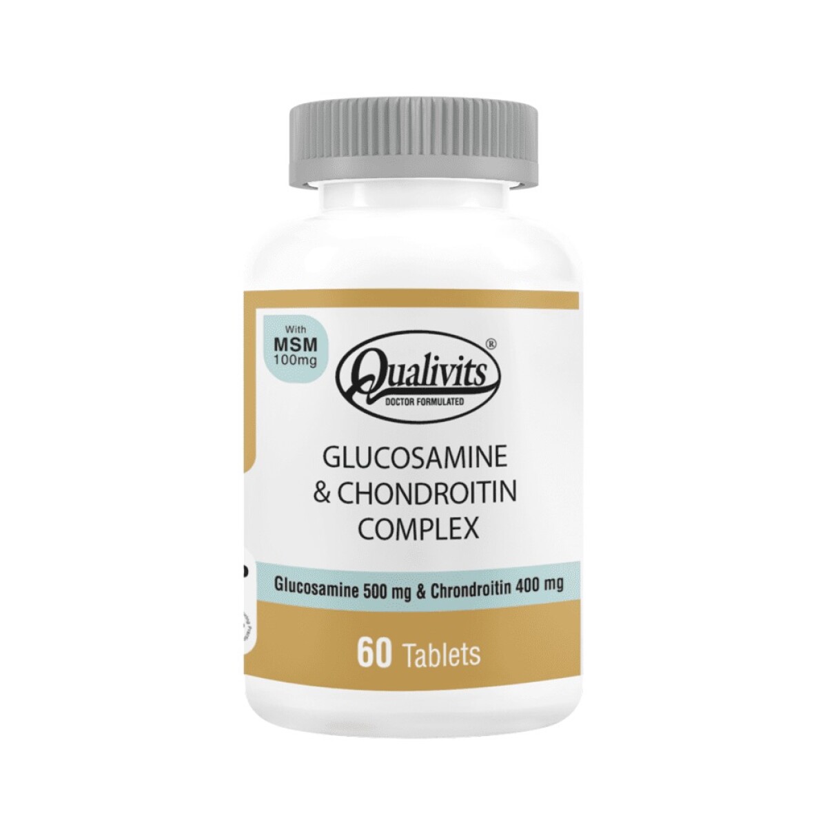 QUALIVITS GLUCOSAMINE 500mg + CHRONDROITIN 400mg 