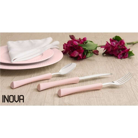 Set 24Pzas Acinox Mango Inova Di Solle Carmin