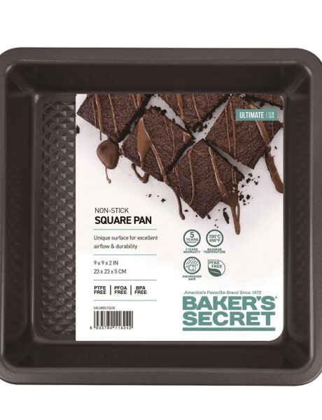 ASADERA ANTIAD. 25x25x5CM ULTIMATE NEGRO BS ASADERA ANTIAD. 25x25x5CM ULTIMATE NEGRO BS