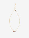 Cadena Corta con Dije Color Collar Con Dije Cubic - Dorado