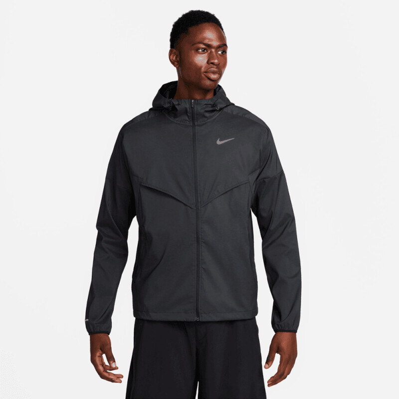 Abrigo Nike Windrunner de Hombre Negro
