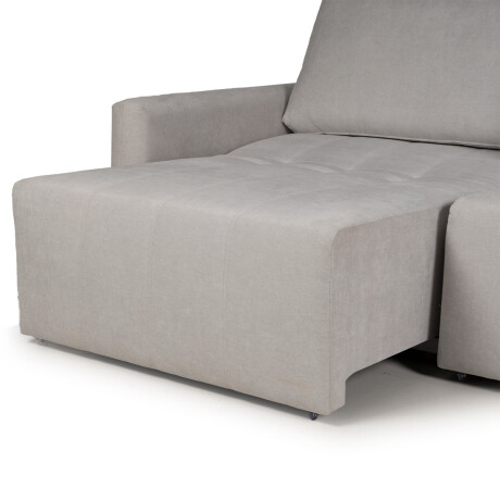 Sofá Cama Noronha - Tela Microfibra TC1009 (Plata)
