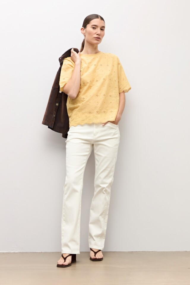 Remera broderie maiz