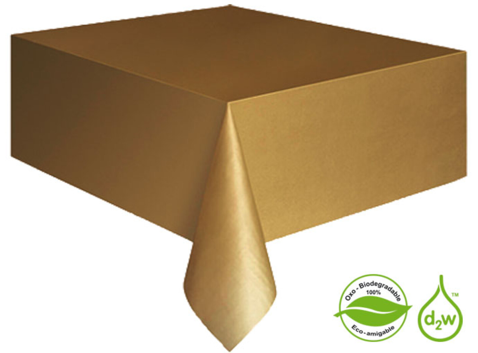 Mantel Biodegradable Rectangular - Dorado 