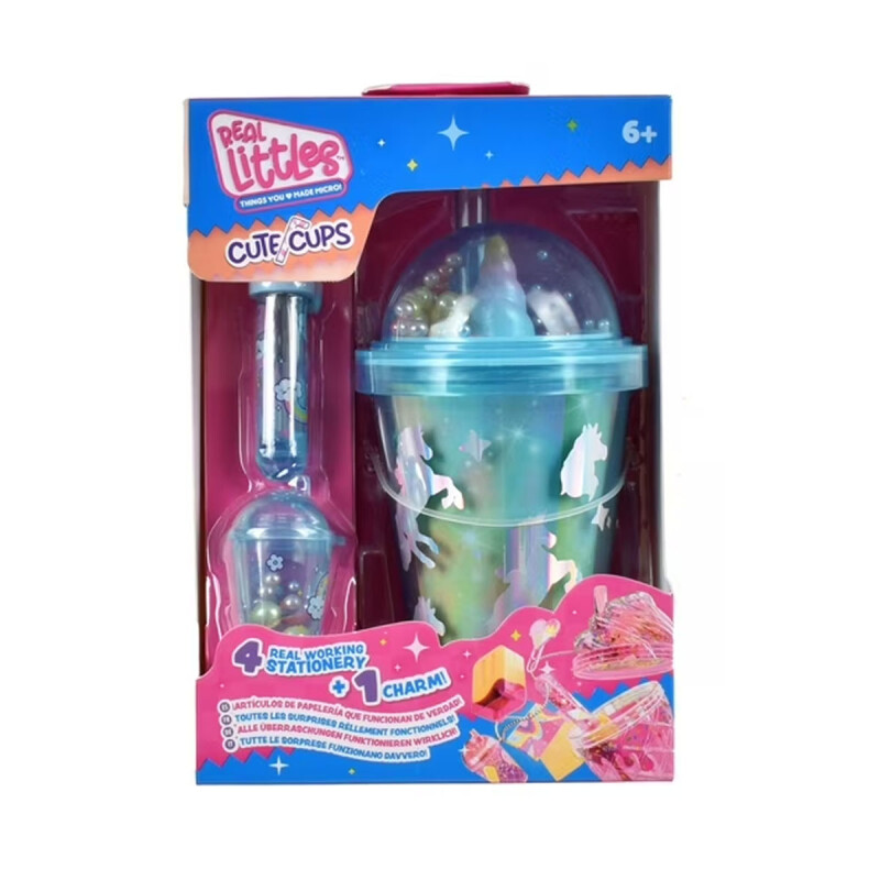 Vasos Mini Cute Cups Real Littles Accesorio de Mochila Real Littles Dreamicorn