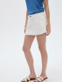 Short Pollera Vaskar Marfil / Off White