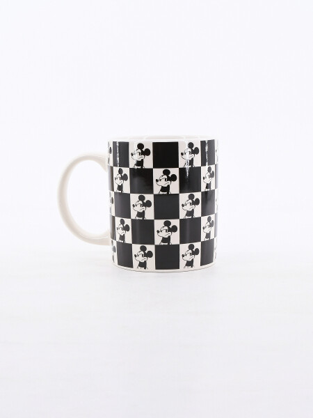 TAZA CERAMICA M&M NEGRO