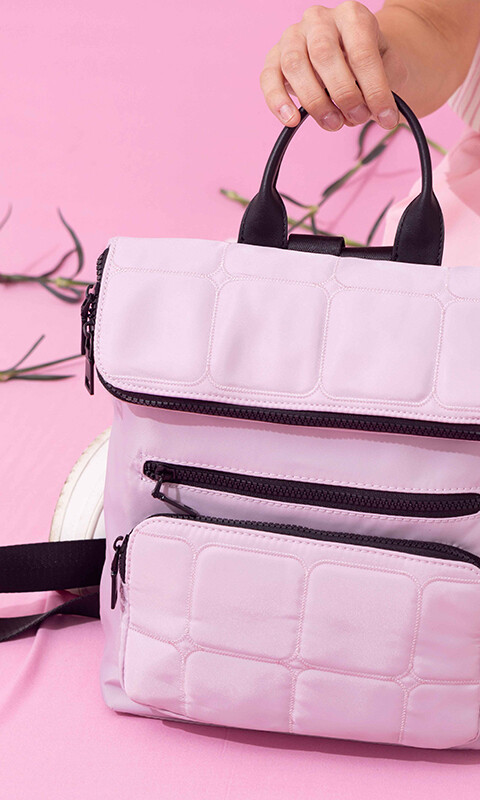 MOCHILA CORCEGA ROSA PALIDO