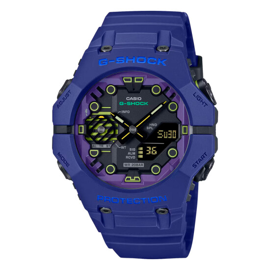 Reloj CASIO G-SHOCK GAB001CBR-2ADR Resina Violeta Esfera 42mm 0