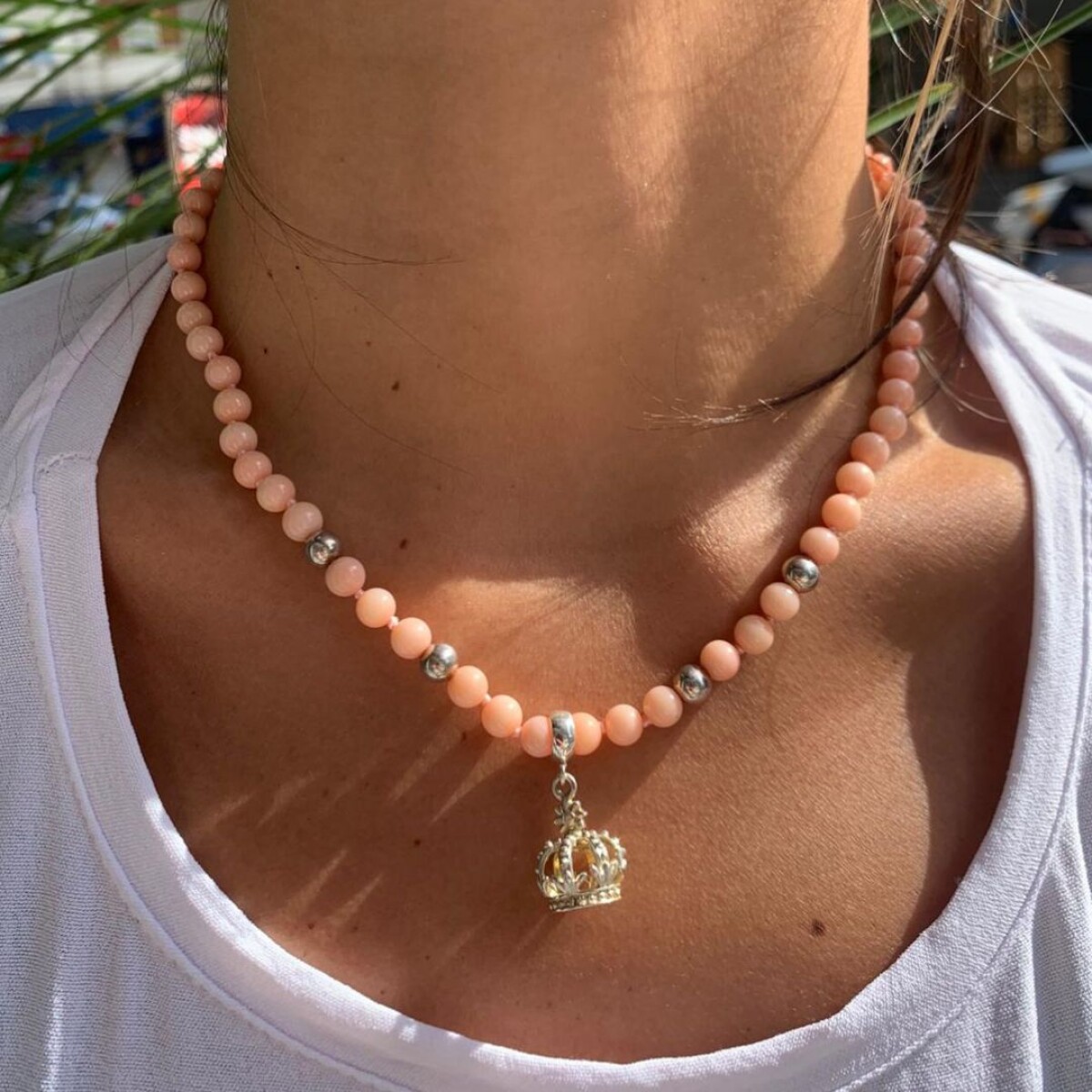 Collar Coral - Plata 925 