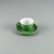 Taza de Te 160ml c/ Plato 14cm Verde Choosing Taza de Te 160ml c/ Plato 14cm Verde Choosing