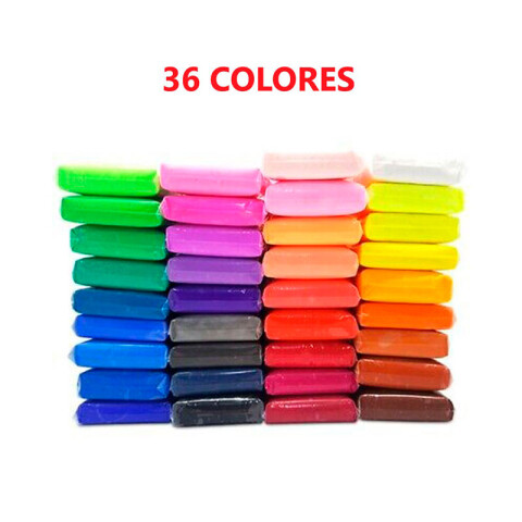 Masas para moldear 36 colores Masas Para Moldear 36 Colores