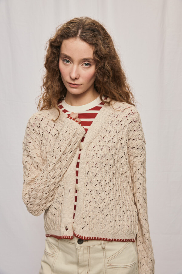 CARDIGAN TATO Beige