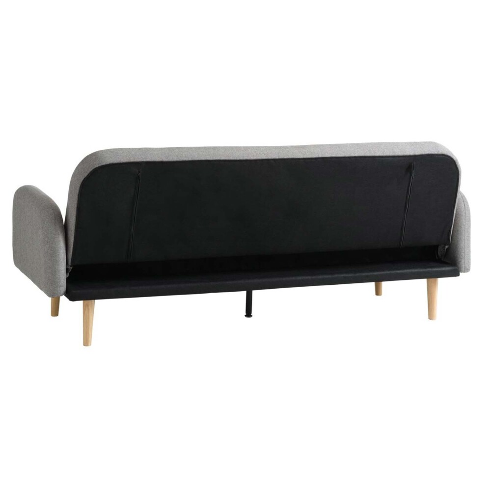 SOFÁ CAMA MADERA-Y-TELA GRIS ZAMORA