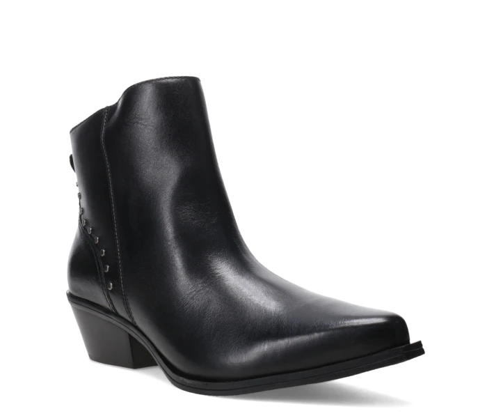 Bota caña baja en punta 347708 Preto