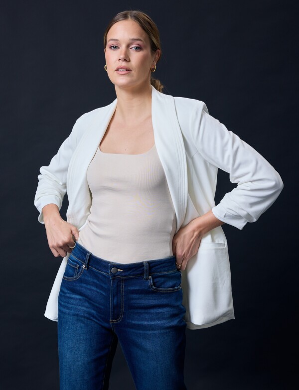 Blazer Manga Frunce CRUDO