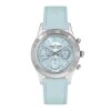 Reloj Jacques Lemans 1-2151C Venice cronógrafo con correa de cuero azul Azul