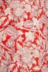 Camisa Cala Block Print Roja